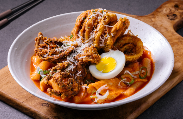 통오징어 떡볶이