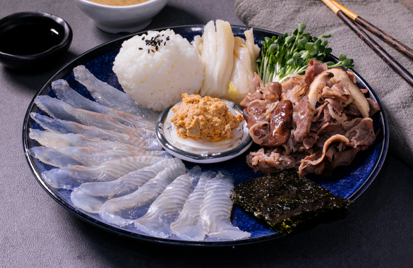 광어 묵은지 한판