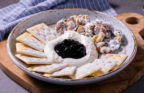 블루베리 리코타치즈 크래커